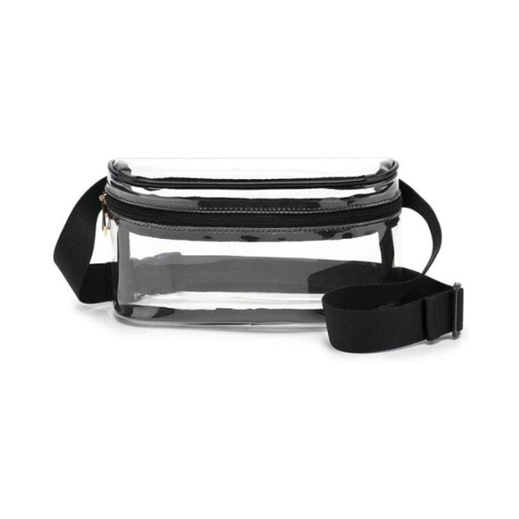 Hot Sale Sports Waist Bag PVC Transparent Waterproof Running Bag Travel Outdoor Fitness Diagonal Chest Storage Bag Storage