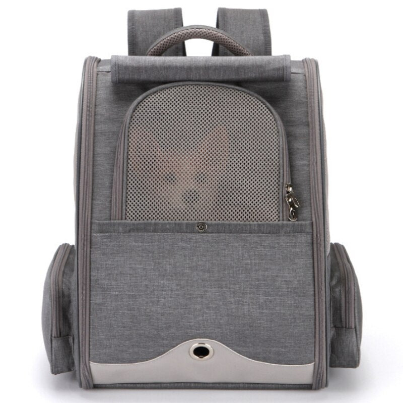 Pet Dog Cat Backpack Concealed Breathable Pet Bag Folding Space Box Pet Supplies Pet Backpack