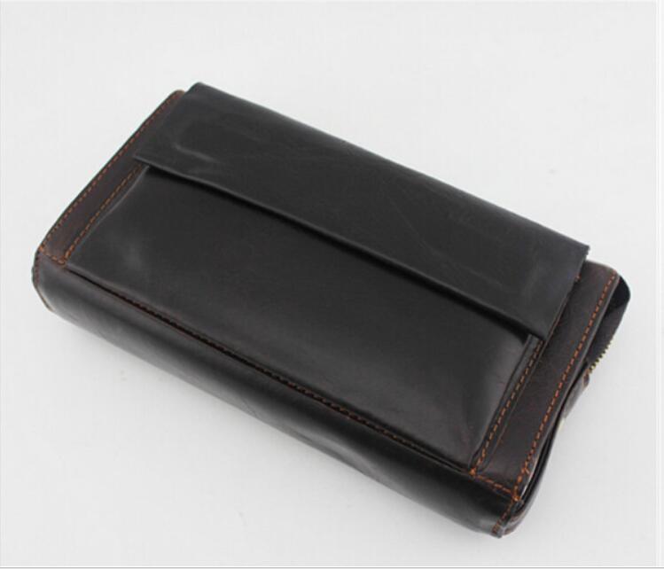 Wholesale cheap long Design men's wallet Leather Wallet clutch bag purse