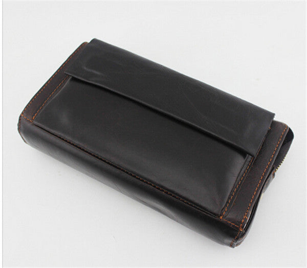 Wholesale cheap long Design men's wallet Leather Wallet clutch bag purse