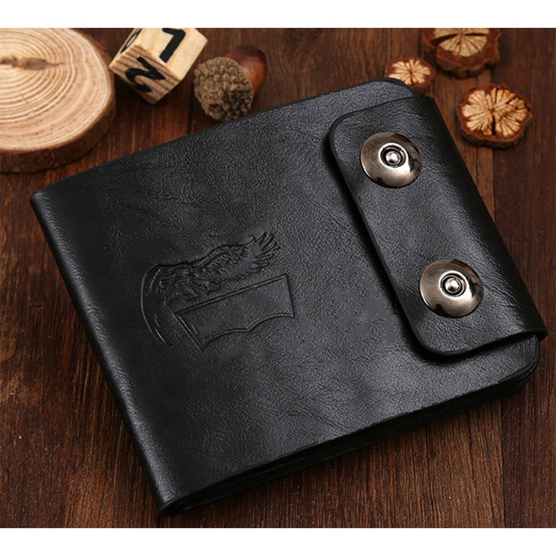 High Tiding Dark Brown Handmade capacity Classical Water proof camel leather wallet wallets for men