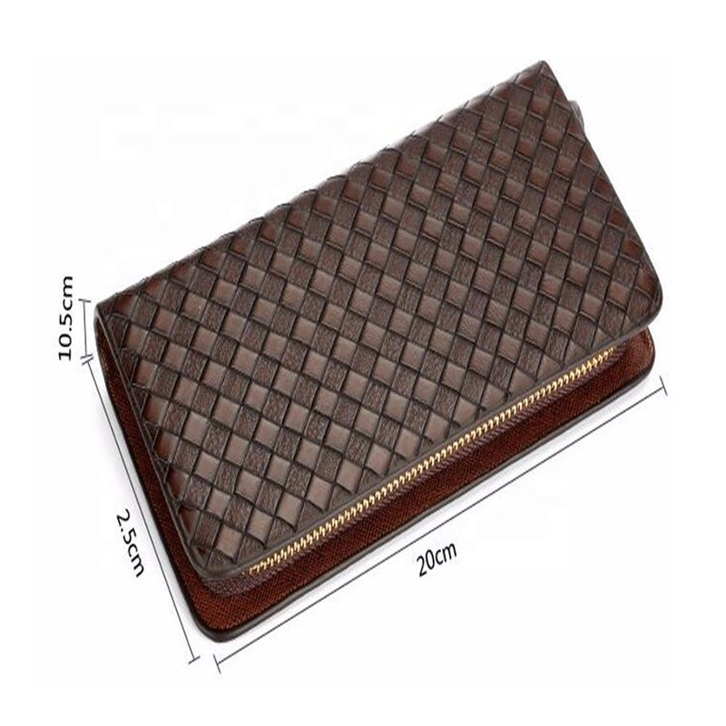 Hot Selling NEW Design Casual Multiple Pockets Waterproof PP Leather Large Capacity Fabric Wallet for Men