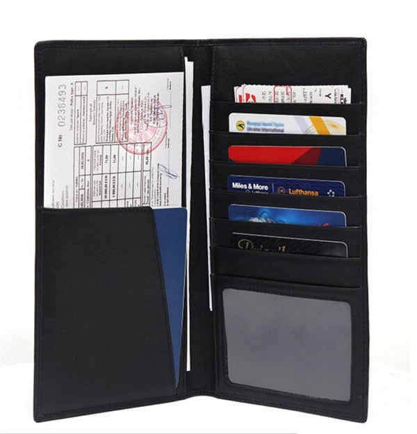 Wholesale Fashion Leather Long Zipper Men Wallet Clutch Bag for PU Leather Money Bag