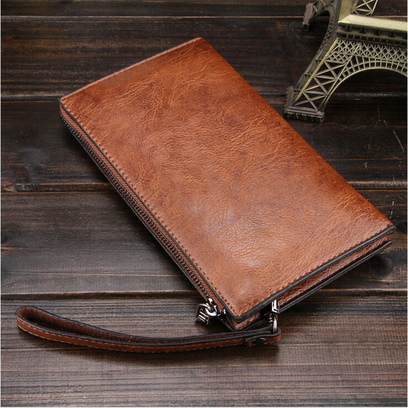 Design Slim Leather Wallets for Men Slim Trifold Wallet RFID Leather Wallet