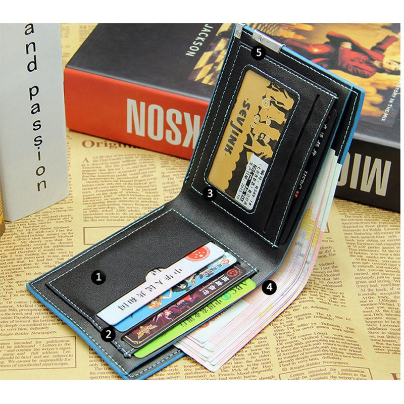 Best Quality Execlusive Coin Purse Card Mens Wallet in Blk With Pocket Minimalist Money Clip Wallet