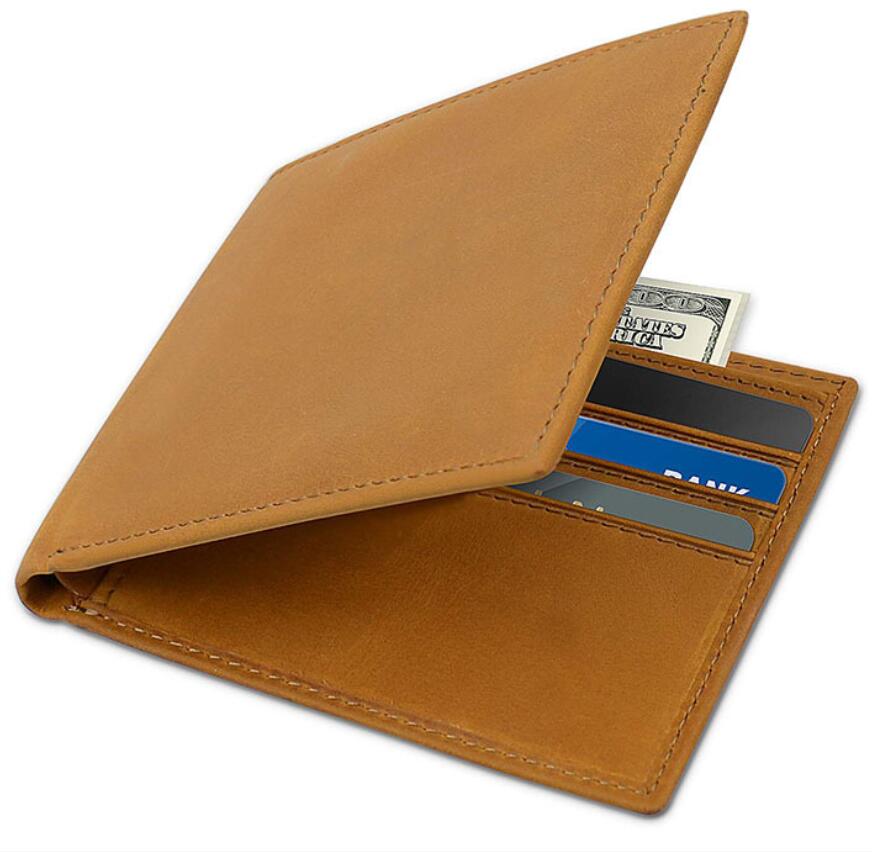 wholesale  wallets leather men waterproof  cardholder genuine leather wallet