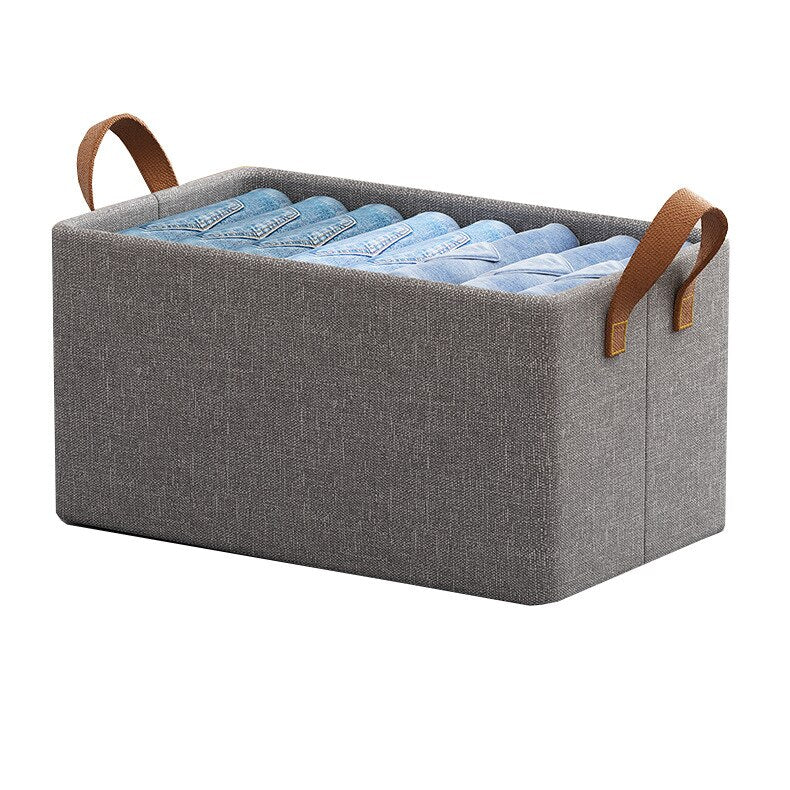 Household Layered Artifact Foldable Clothes Pants Compartment PP Box Clothing Drawer Fabric Wardrobe Storage Box