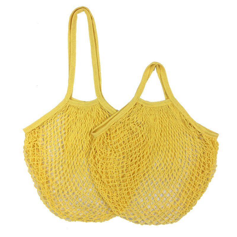 Shopping Bag Hand-held Cotton Net Bag Supermarket Vegetable and Fruit Hollow Woven Bag