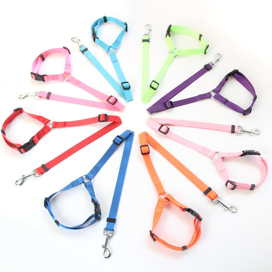 Pet Car Safety Leash Ring Dog Car Seat Belt Rear Seat Leash Leash Dog Name Tag  Collar Dog  Dog Harness and Leash Set  Auto