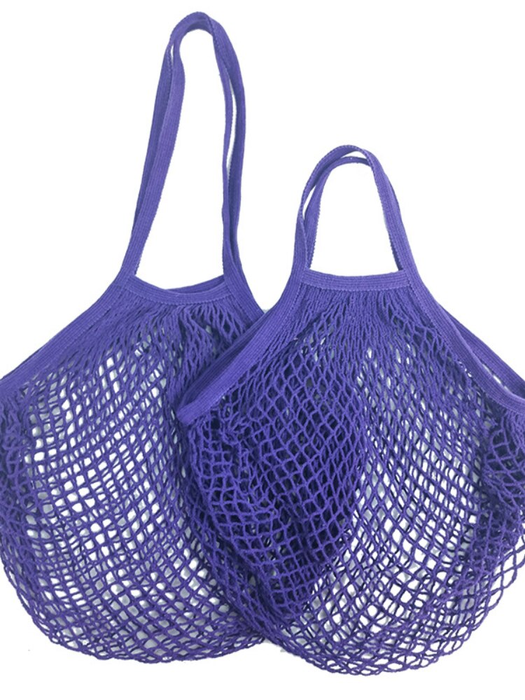 Shopping Bag Hand-held Cotton Net Bag Supermarket Vegetable and Fruit Hollow Woven Bag